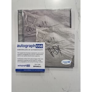 Hardy Signed Quit!! CD Insert Art Card Authentic Autograph COA ACOA #17